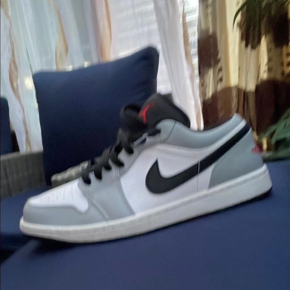 Nike Gray and White Sneakers